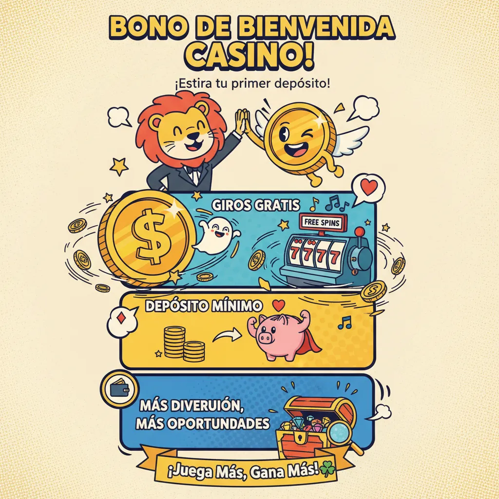 Bono de bienvenida casino con giros gratis y depósito mínimo