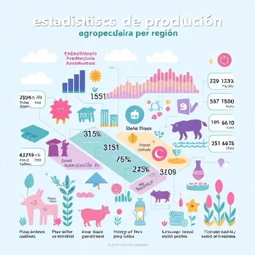 ¿Qué son exactamente las estadísticas de producción agropecuaria por región?