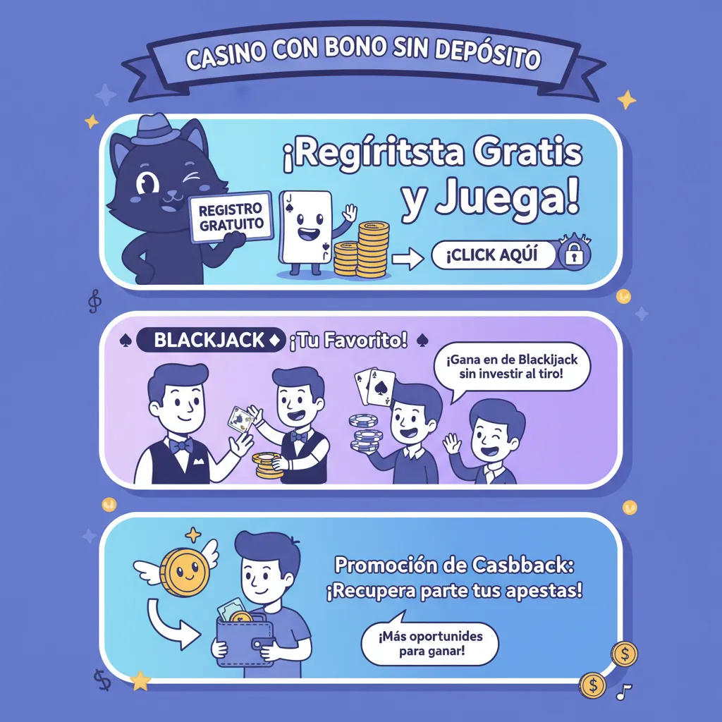 Registro Gratuito y Promoción de Cashback en Casino Online